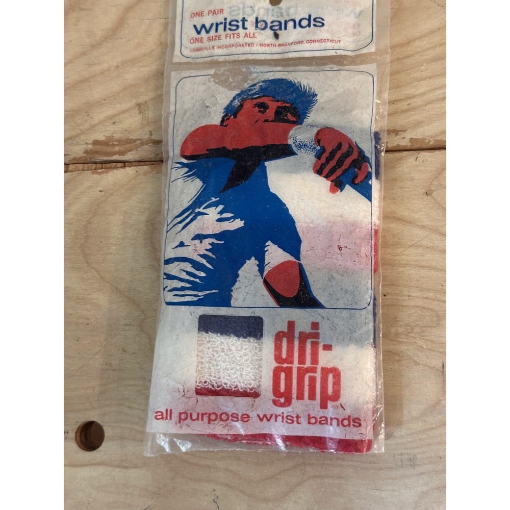 Vintage Sport Craft White Athletic Wristbands New One Pair USA